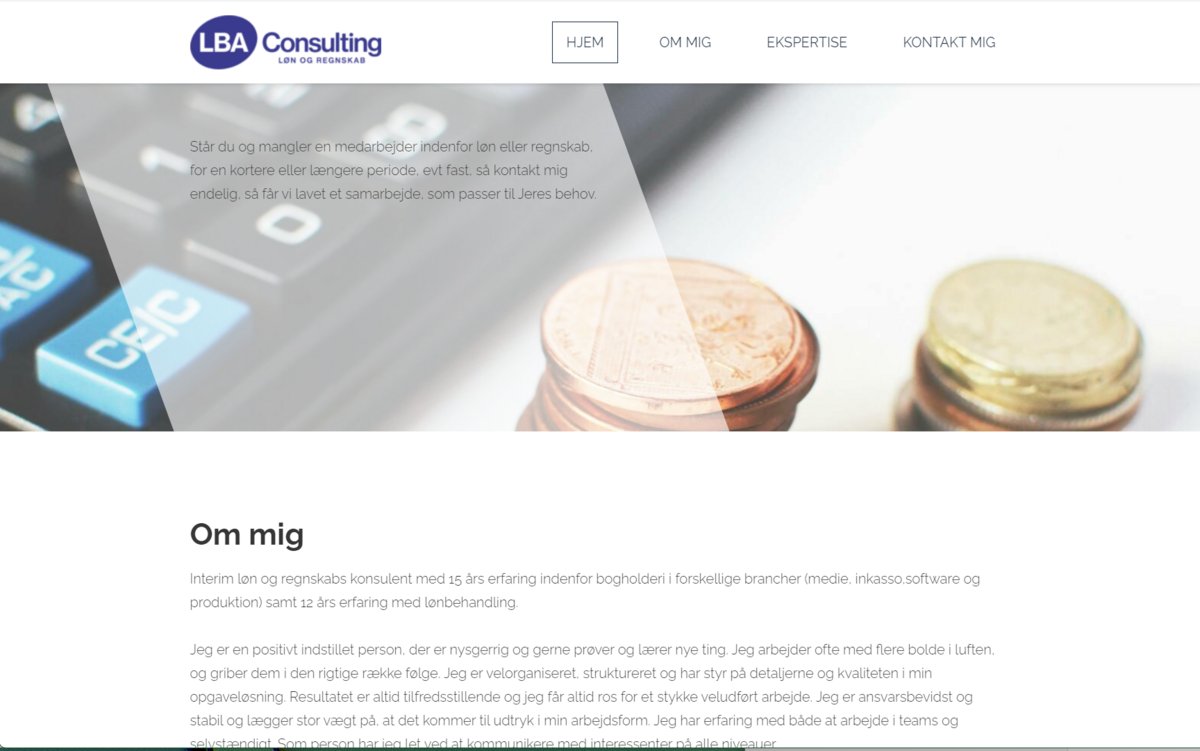 LBA Consulting website